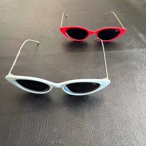 Matt & Nate FIONA CAT-EYE SUNGLASSES Red and White - 2 Pairs  Anthropologie